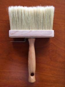 Wall Painting Brush White Bristle Material with Wooden Handle