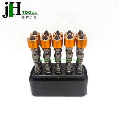 Factory Industrial 1/4 Inch Hex Shank Screw Depth Magnetic Screwdriver Bit Power Tool Set Handtool Bits