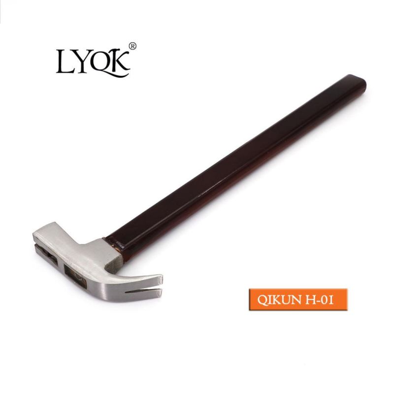 H-01 Construction Hardware Hand Tools Mirror Polished Carbon Steel Claw Hammer