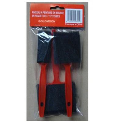 3-Piece Plastic Handle Brush (GM-KPHB00301)
