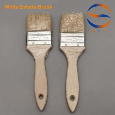 50mm Metal Plate Wooden Handle Pure Bristle Painting Brushes