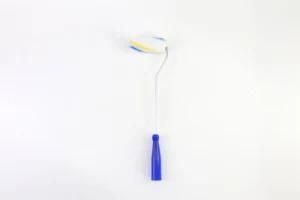 Polyester Fiber Roller Long Blue Plastic Handle Paint Roller Brush