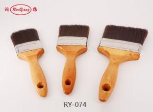 Factory for Paint Brush with Black Tapered Filament and Wooden Handle