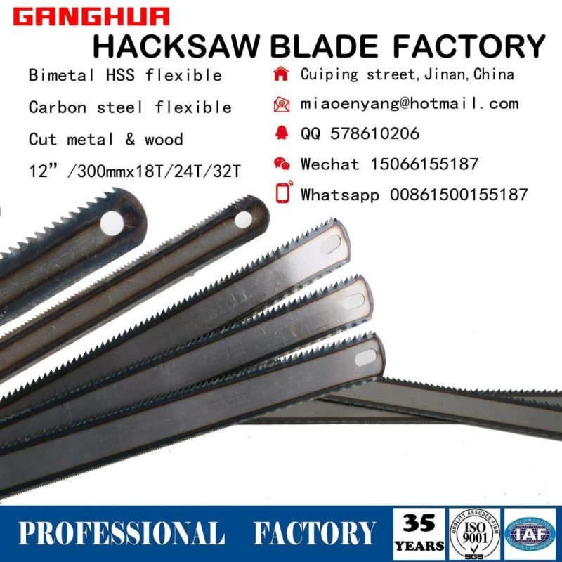 Bi-Metal Hacksaw Blade 12" Hacksaw Blade