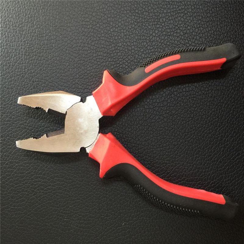 Hand Tools 6"/7"/8" Combination Pliers with Non-Slip Dandle