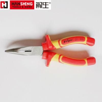 Professional Hand Tools, Made of CRV, VDE Side Cutter, VDE Plier, VDE Bent Nose Pliers