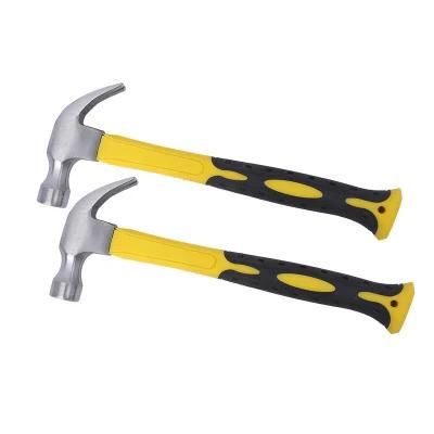 45# Steel 8oz 16oz 24oz Multifunctional Claw Hammer with Plastic Handle