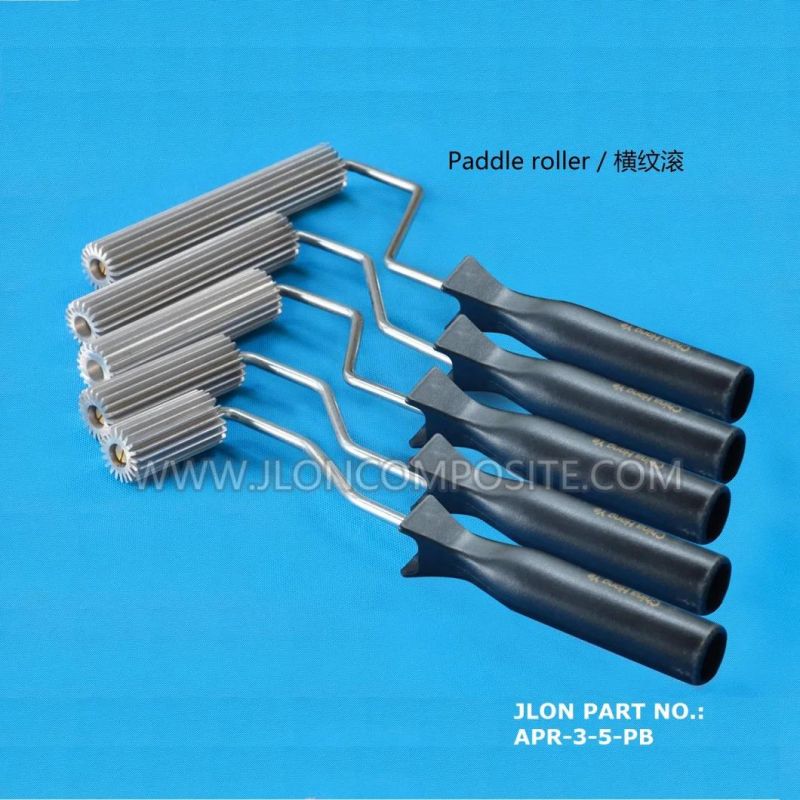 FRP Tools Aluminum Fiberglass Paddle Roller for FRP Hand Laminate