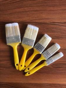 Plastic Handle Paint Brush with Pet Filaments Mixed Bristle Material