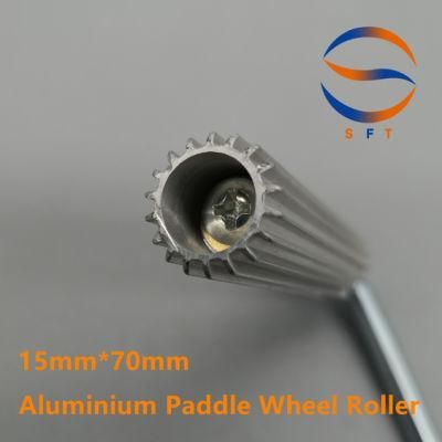 15mm Diameter Aluminium Paddle Wheel Rollers FRP Tools for Laminating
