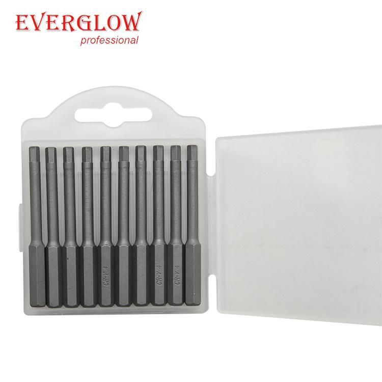 10PC Double Bits Phillips Torx Hex, Slotted Magnetic Drill Set