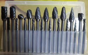 3X6mm Carbide Burrs with Steel Shanks Burr Set Carbide Rotary Engraving Tungsten Carbide Tools