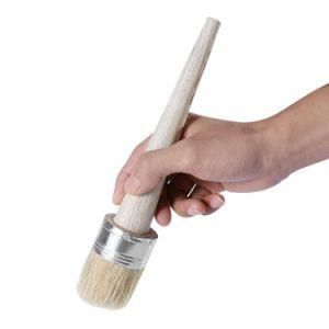 Wood Large Brushes Wax Brush for Painting with Natural Bristles