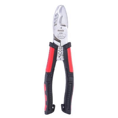 Ronix Hand Tool Model Rh-1293 Multi-Functional Combination Plier Wire Cutting Cable Pliers