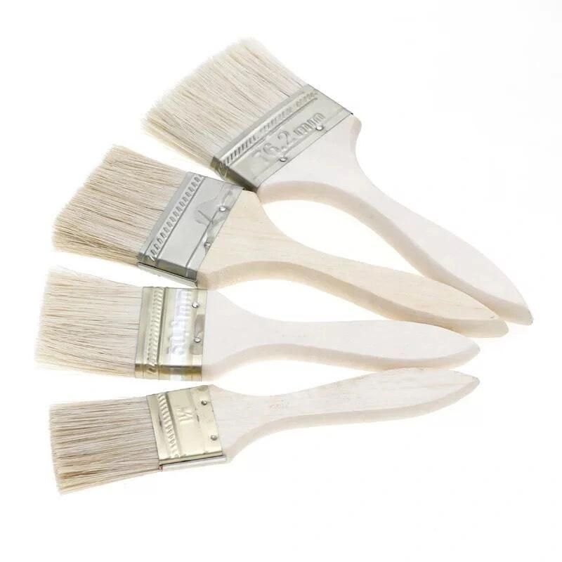 Wall Stencil Brush Wooden Handle Chip Brush