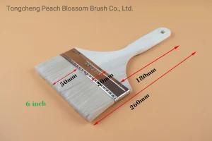 The Latest Version of 2020 Factory Wholesale Hot Sale Cheap High Quality White Wood Handle Plastic Silk Paint Brush