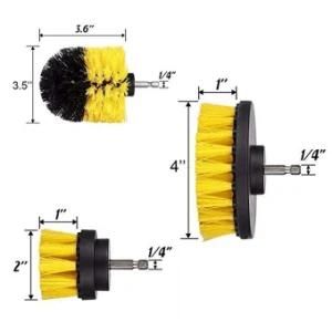 Assembled Drill Powered Spinning Brush and Wired Brush Pack