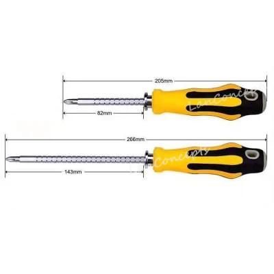 Removable Screwdrivers Multifunctional Screwdriver Slotted Phillips with Magnetic Hardware Tool