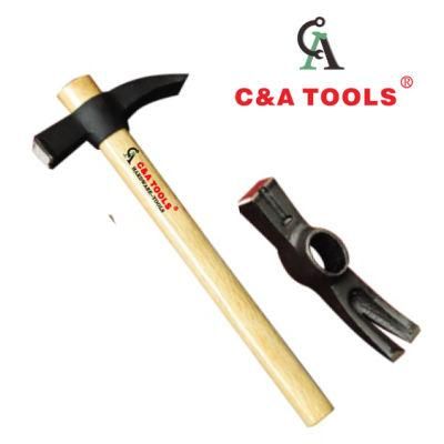 French Type Claw Hammer with Wooden Handle