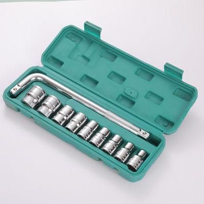 Pneumatic Extended Hexagonal 10-Piece Socket Wrench