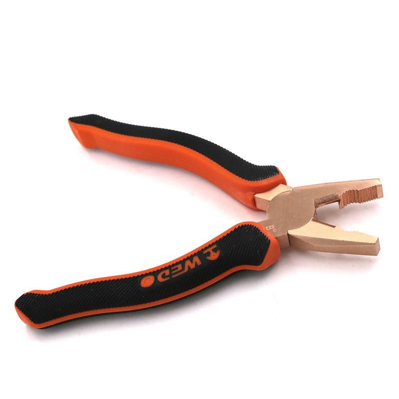 WEDO Beryllium Copper Pliers High Quality Non-Sparking Lineman′ S Pliers Wire Stripper, Bam & FM Certificate