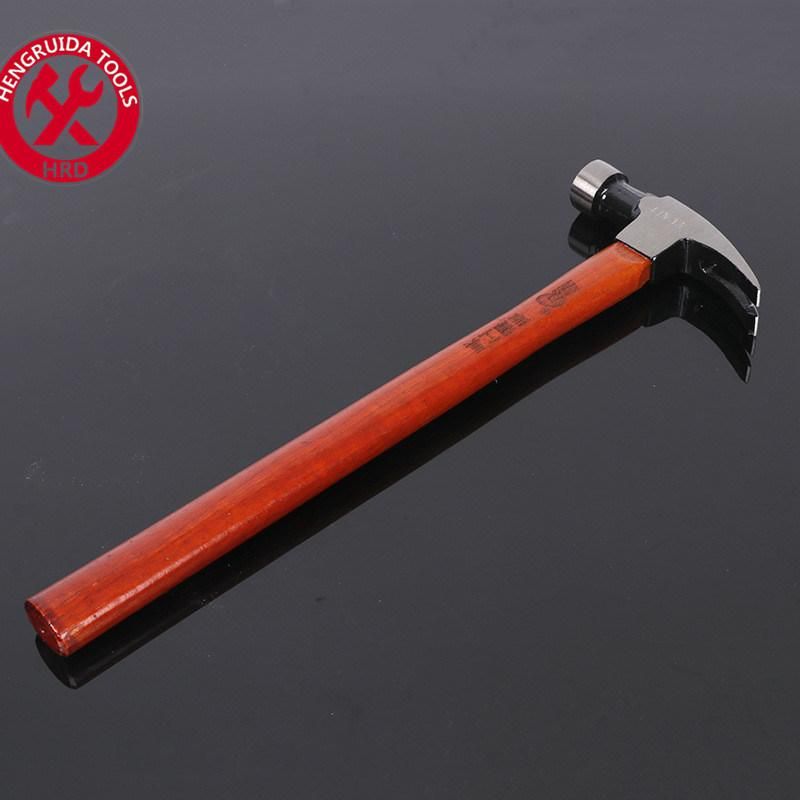 Claw Hammer with Wooden Handle Anti Slide Face