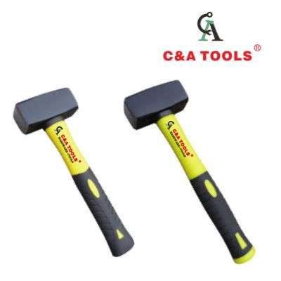 German Type Stoning Hammer with PVC/TPR Handle
