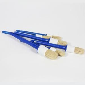 Round Paint and Chalk Wax Brush for Furniture