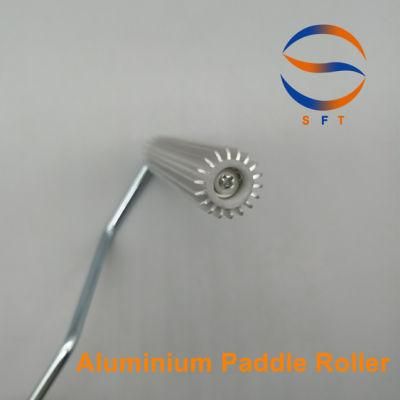 Customized Aluminium Paddle Wheel Rollers with Plastic Core for FRP