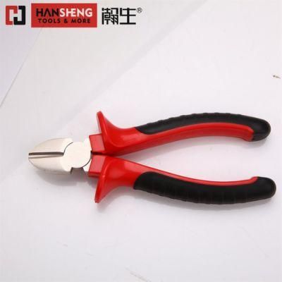 Made of Carbon Steel, Chrome Vanadium Steel, Professional Hand Tool, Nickel Plated, Combination Pliers, Side Cutter