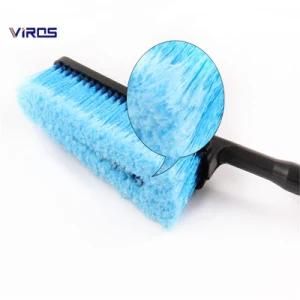 Car Wash Brush with Retractable Long Handle Water Flow Switch Foam Bottle