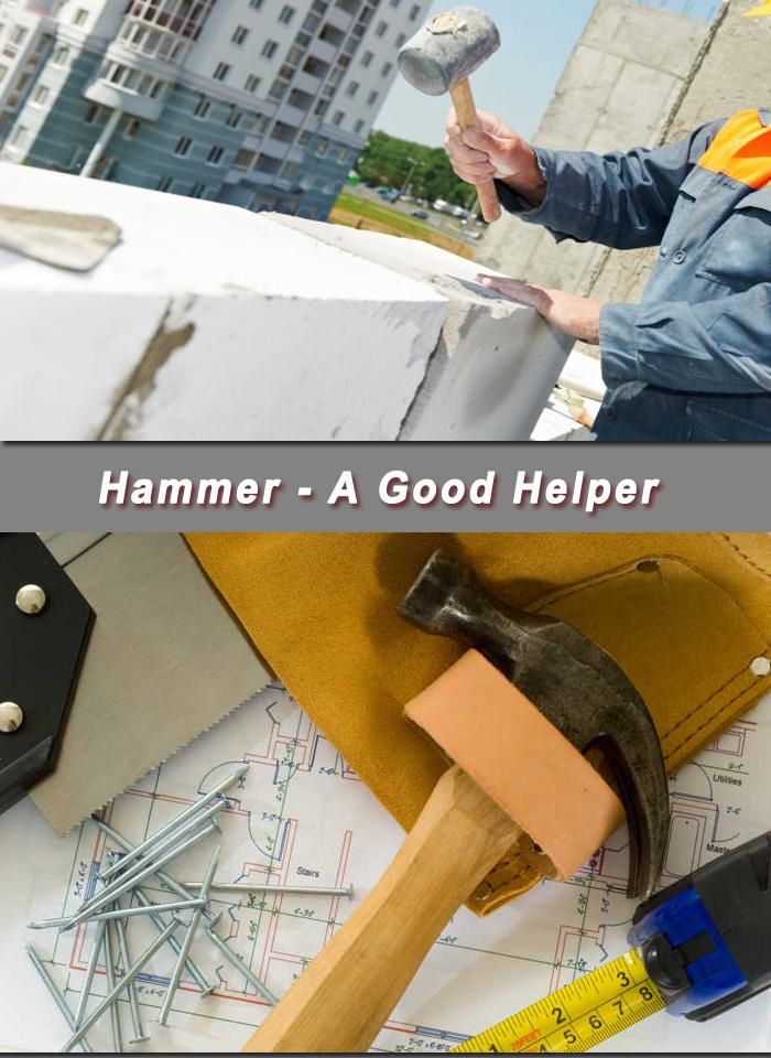 Hardware Tool German Type Mason′s Hammer Head