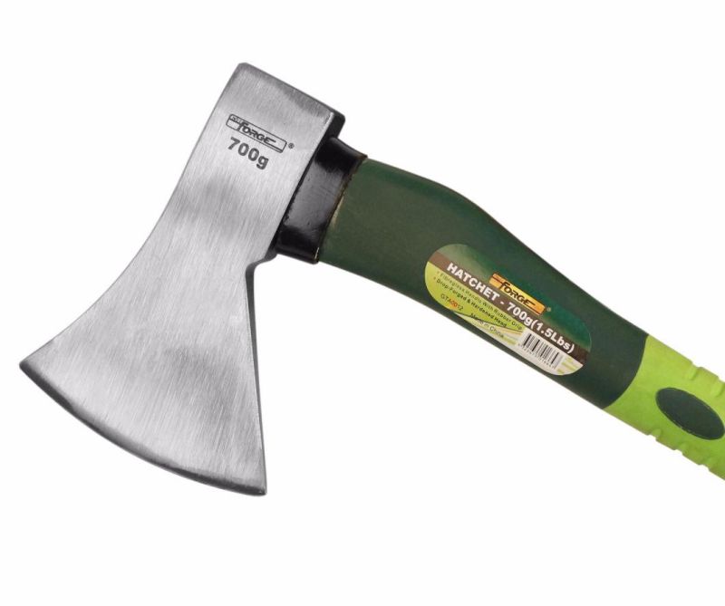 1.5lbs Garden Axe 45# Forged Steel Hatchet with Fiberglass Handle