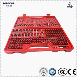 208 Pieces Screwdriver Bit Set/Nut Setters/Magnetic Holder/Impact Driver Bits/Insert Bits Set Security Bits in Plastic Case