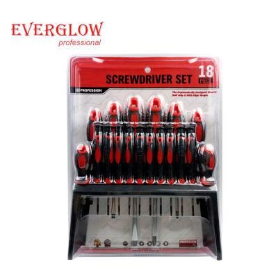 18PC Chrome Vanadium Carbon Steel Screwdriver Set