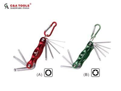 8PC Folding Hex Key