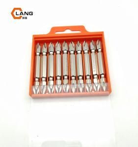 Taiwan S2 Nickel Plated Surface pH2 Double End Screwdriver Bits