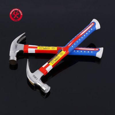 Claw Hammer with Flag Handle Unti Slide Face
