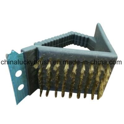 Copper Wire Customizedtrapezoid Style Cleaning Brush (YY-675)