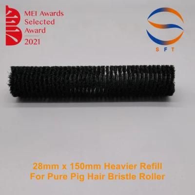 28mm X 150mm Heavier Refill for Pure Pig Hair Bristle Rollers