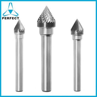 J Style Cone 60 Deg Shape Micro Grain Rotary Burr