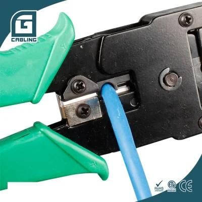 Gcabling RJ45 Tool Insert Cutting Tool Network Ethernet LAN Kit RJ45 Cat5e Crimping Tool