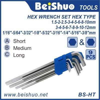 High Quality Hex Key Wrench Set with Ball Head