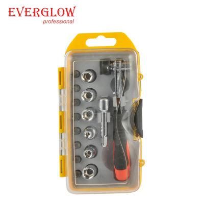 16PC Household Tool Ratchet Screwdriver Set