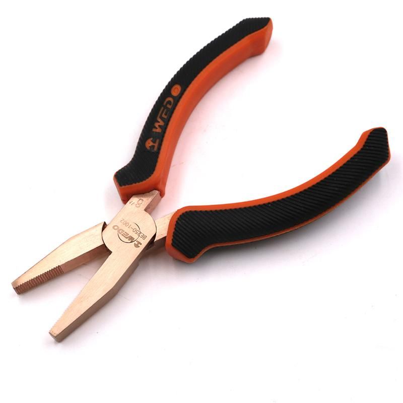 WEDO Beryllium Copper Pliers High Quality Non-Sparking Flat Nose Pliers Wire Stripper, Bam & FM Certificate