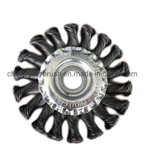 4 Inch Twist Knot Wheel Brush (YY-053)