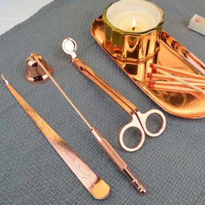 Candle Accessory Set-Candle Wick Trimmer Dipper Tray Plate-Candle Care Tools