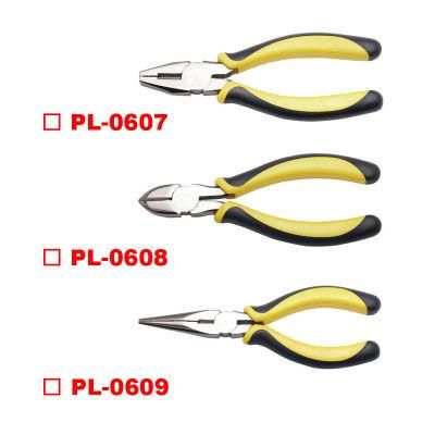 American Type Combination/Diagonal Cutting/Long Nose Pliers Two Color Handle