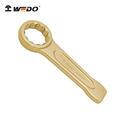 WEDO Aluminium Bronze Wrench Non-Sparking Striking Box/Ring Spanner Slogging Wrench