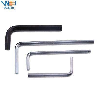 Customized Precision Hex Wrench Hex Allen Key with Zinc Plated for Door Hardware